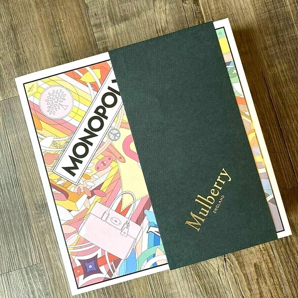 (NEW) Monopoly Board Game Mulberry Luxury Bag Limited UK Edition Sealed RARE